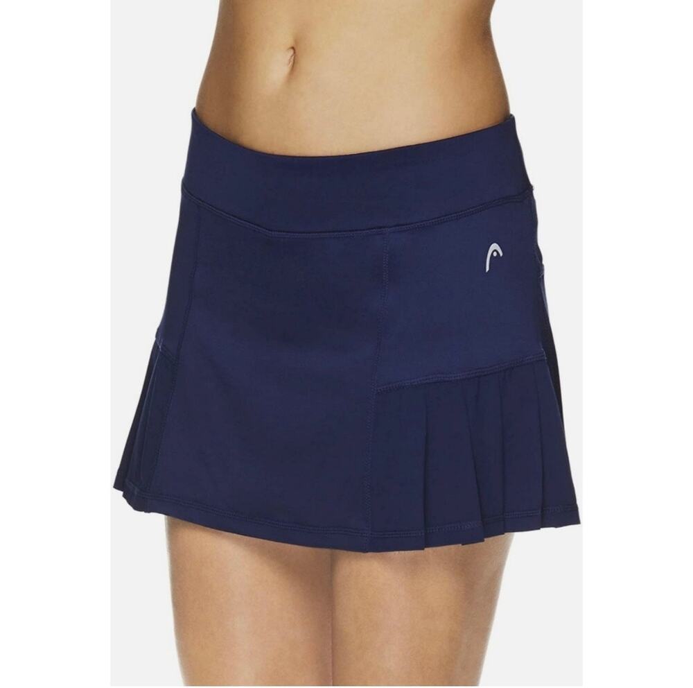Head Pleated Athletic Skort in Medieval Blue